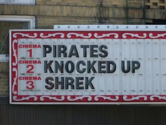 Funny Movie Marquees #11