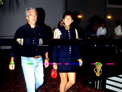 Ghislaine and Epstein 