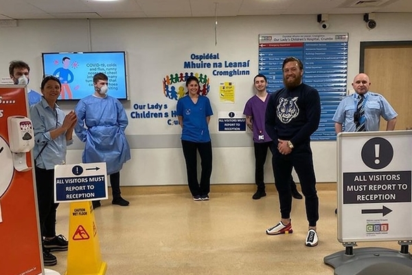 Mandatory Good News: Conor McGregor Hand Delivers Supplies to Dublin Children’s Hospital, Manages Not to Punch Any Kids