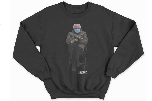 Bernie Sanders Turns Inauguration Day Meme Into a Sweatshirt Benefitting Charity