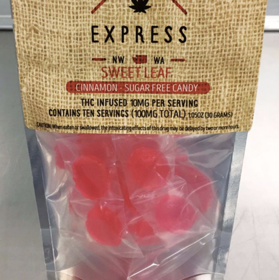 THC Express' Cinnamon Sugar-Free Hard Candies