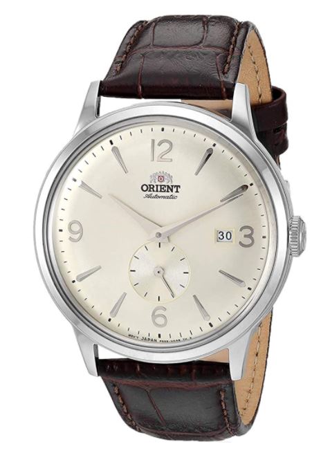 Orient Men's Bambino Watch with Leather Strap