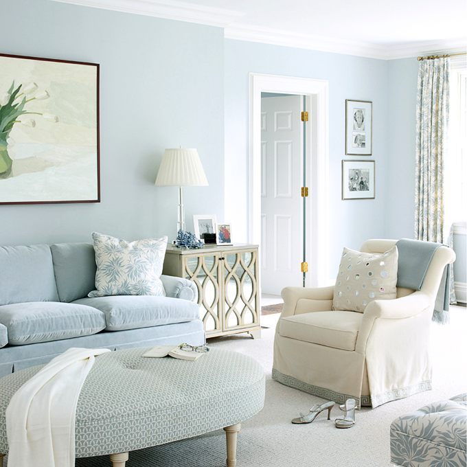 Living Room Don't: Blue