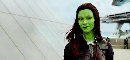 6. Zoe Saldana as Gamora 