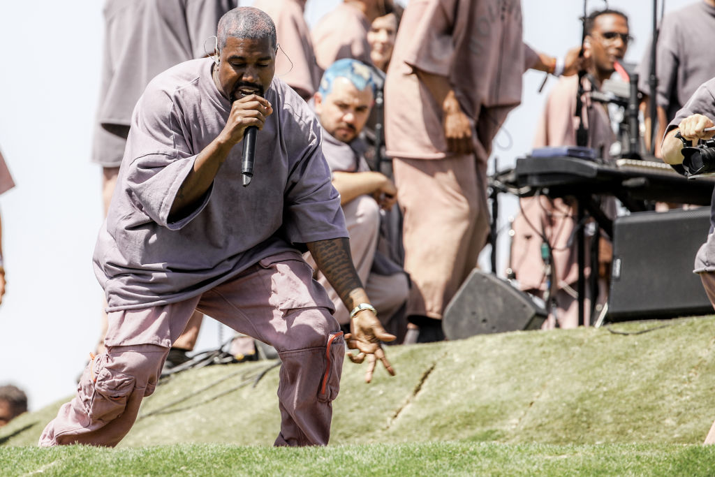 Kanye West Performs Sunday Service