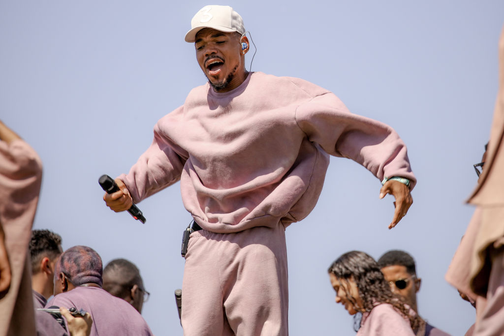 Chance The Rapper Performs At Kanye West's Sunday Service
