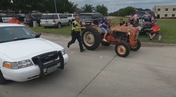 4. Meanwhile in Texas: Woman Crashes Fourth of July Parade With Tractor, Nothing More American Than This