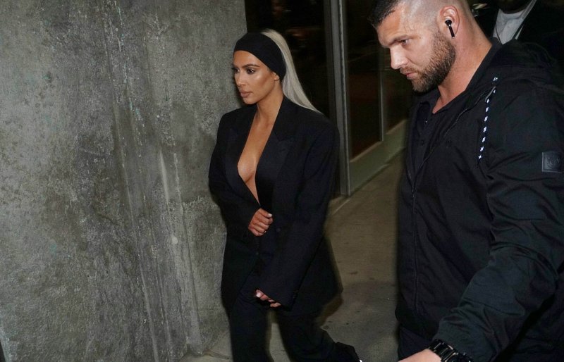 Kim Kardashian Suit Cleavage #8