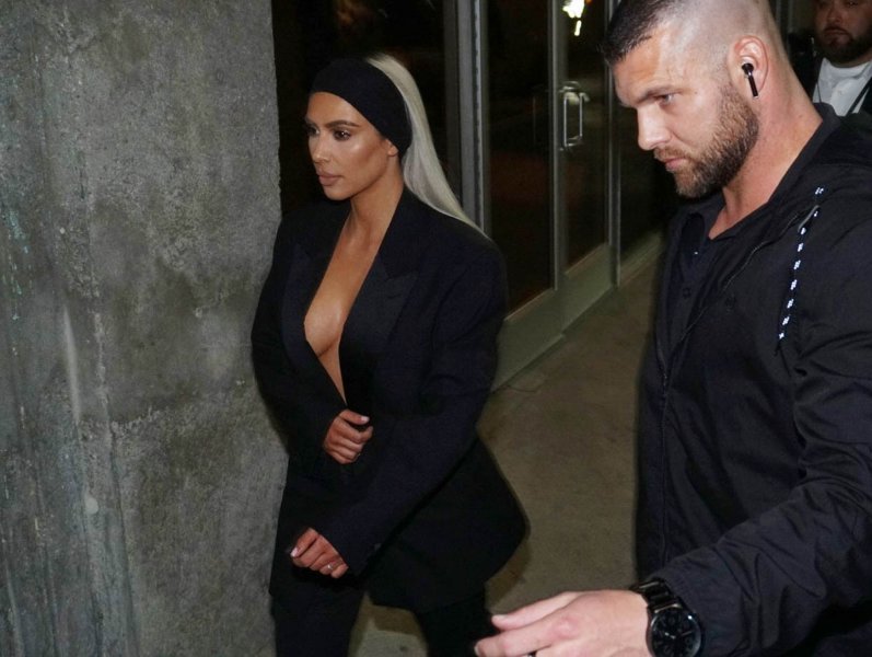 Kim Kardashian Suit Cleavage #9