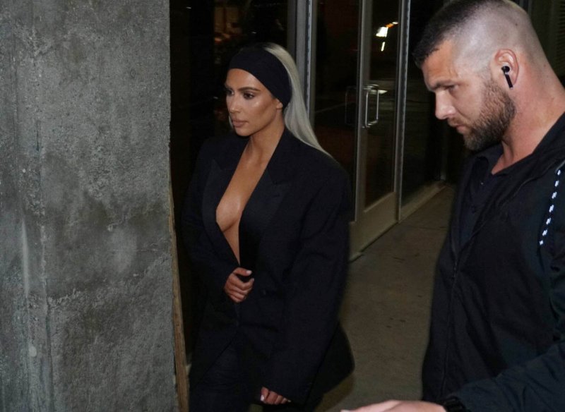 Kim Kardashian Suit Cleavage #10