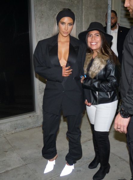 Kim Kardashian Suit Cleavage #12