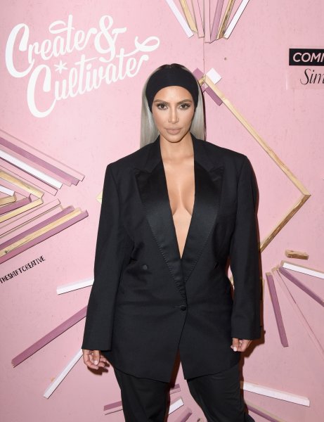 Kim Kardashian Suit Cleavage #1