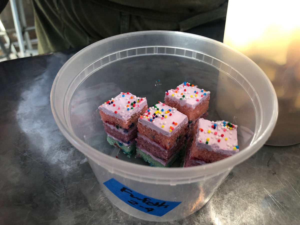 3-Layer Rainbow Funfetti Cake 