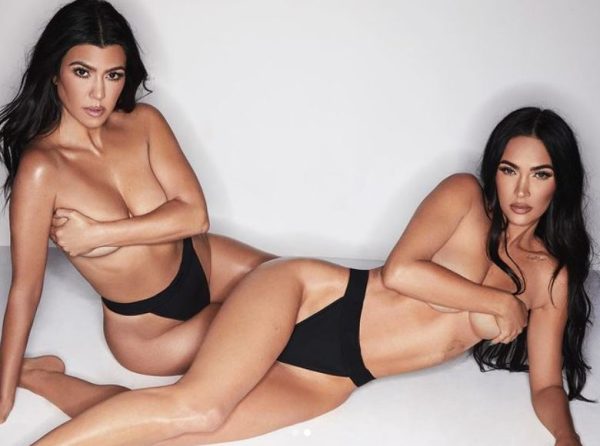 Megan Fox and Kourtney Kardashian Go Topless For SKIMS Photo Shoot