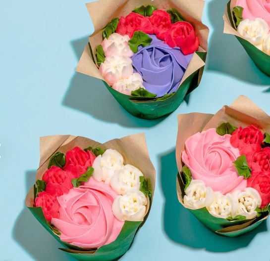 7. Bouquet Cupcakes