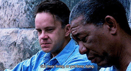 Andy Dufresne and Red in ‘The Shawshank Redemption’