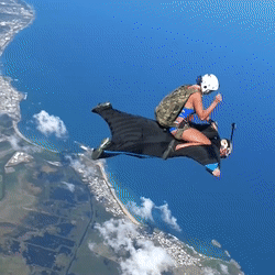 Riding A Stranger In A Wingsuit