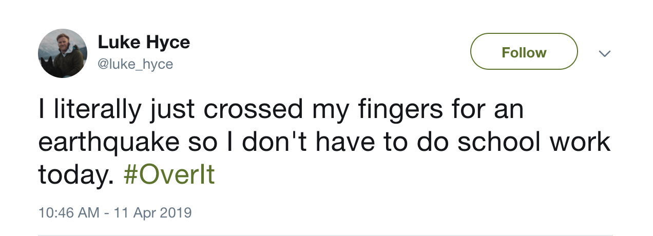 Praying For A Natural Disaster