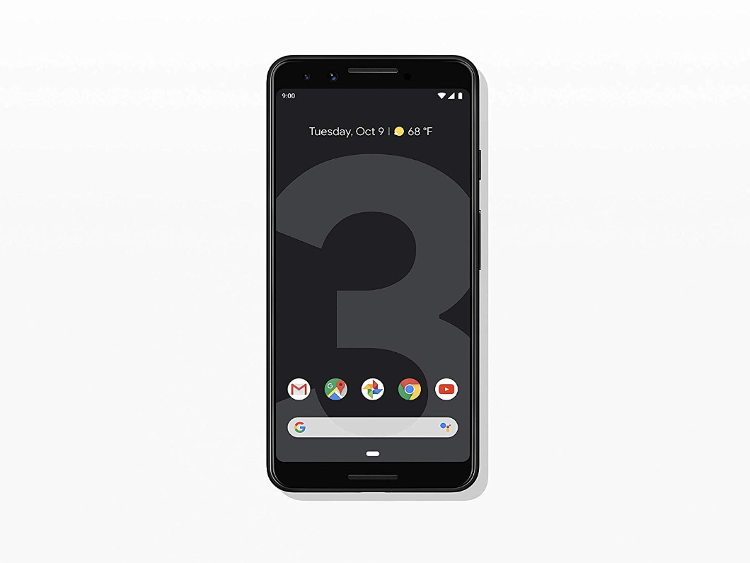  Google - Pixel 3 With 64GB Memory Cell Phone (Unlocked)
