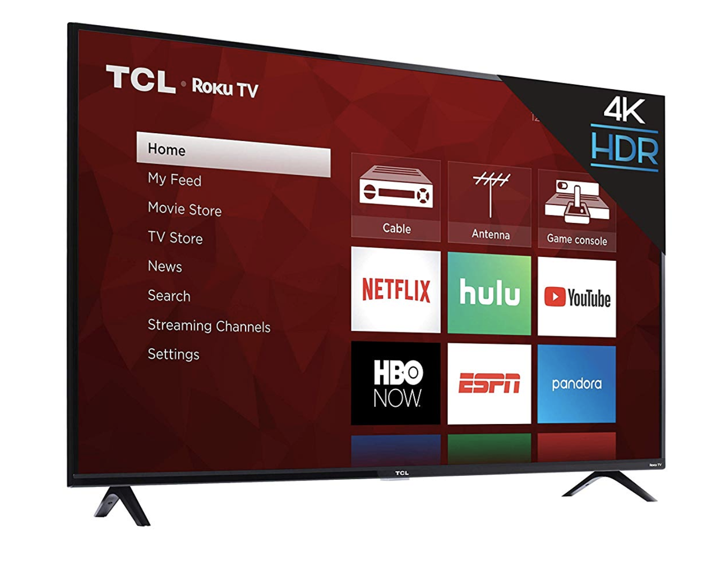 TCL 50S425 50-inch 4K Smart LED Roku TV (2019)