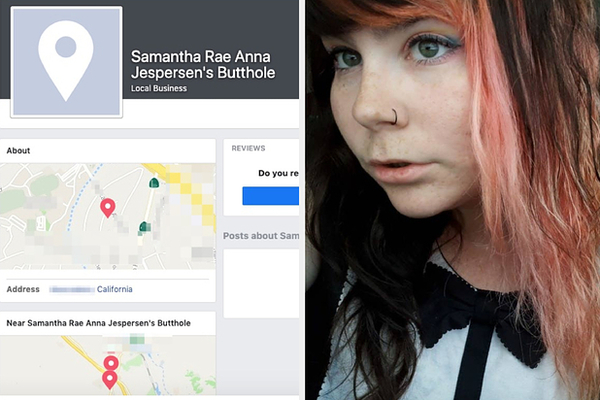 6. Woman’s Butthole Is a Business Page, But Facebook Is the Real A-Hole for Not Taking It Down