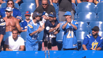 7) Los Angeles Chargers (4.4 drinks)