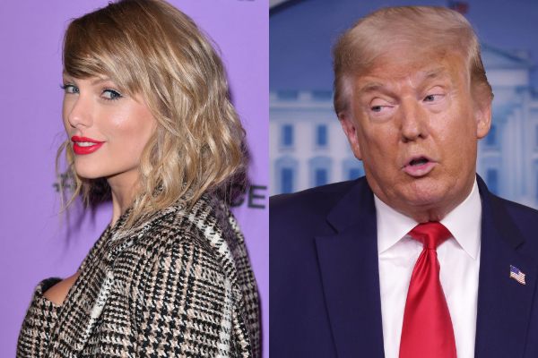 11. Taylor Swift tears Trump a new one over the USPS.