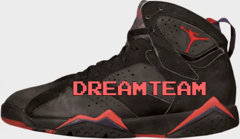 4. Air Jordan 7 Black/Red