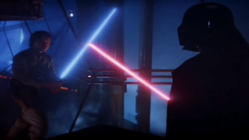 9. Luke vs. Vader in 'The Empire Strikes Back'