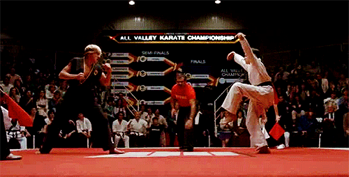 14. Daniel vs. Johnny in 'The Karate Kid'