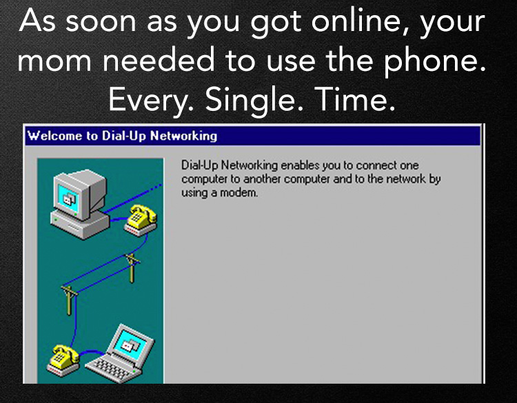 Dial Up Loading 18 Reasons The '90s Actually Sucked - Mandatory