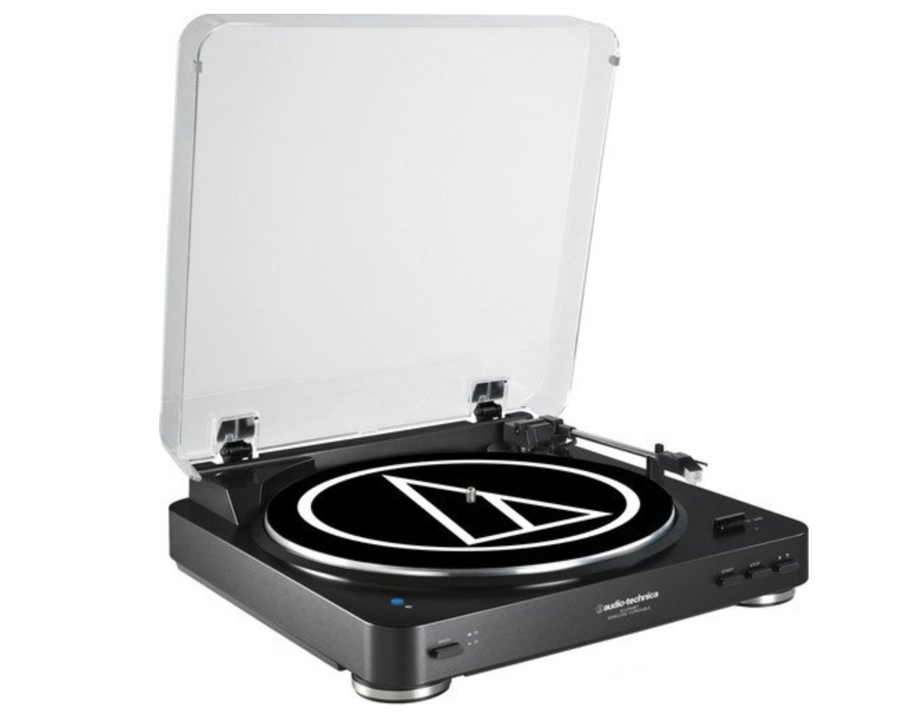Audio Technica AT-LP60BK-BT Fully Automatic Bluetooth Wireless Belt-Drive Stereo Turntable