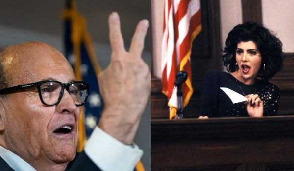 9. ‘My Cousin Vinny’ Star and Director Object to Rudy Giuliani’s Re-enactment of Scene at Press Conference Concerning Election Fraud