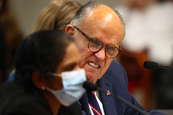 1. Rudy Giuliani Shockingly Tests Positive for COVID, Perfect Little Bow on Top of a Terrible Year
