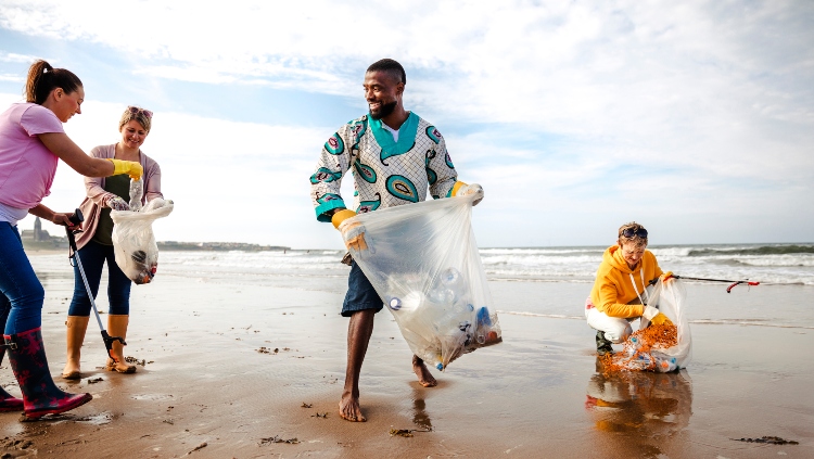 Volunteer For A Beach Clean Up
