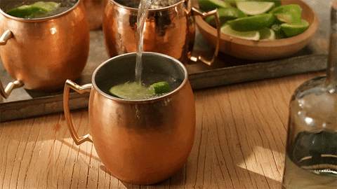 Moscow Mule With CBD Twist