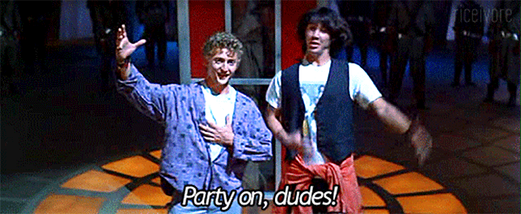 Ted and Bill, 'Bill & Ted's Excellent Adventure'