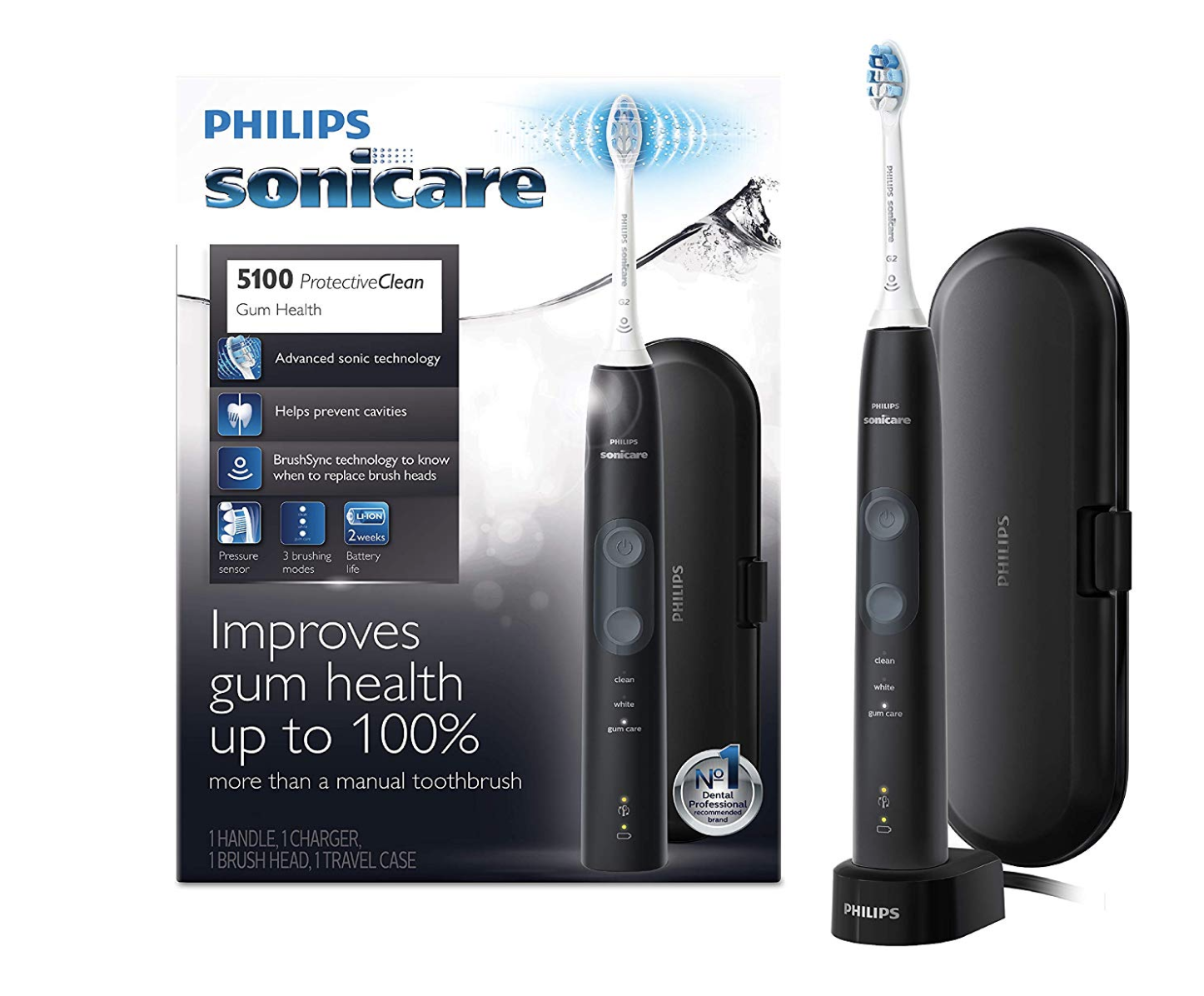 Philips Sonicare ProtectiveClean 5100 Electric Rechargeable Toothbrush