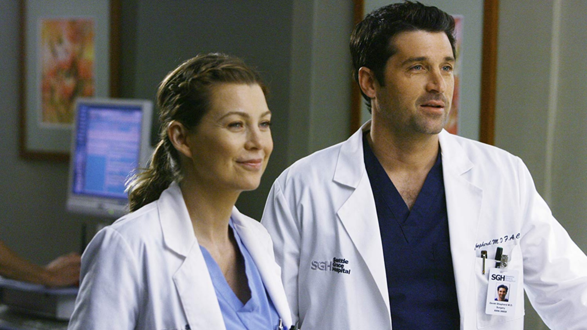 17. Meredith and Derek on ‘Grey’s Anatomy’
