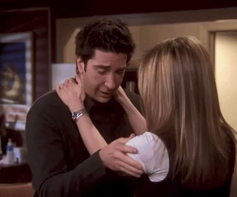 Rachel and Ross on 'Friends'