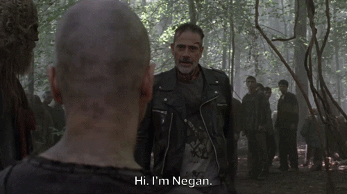 Negan turns on the Whisperers and kills someone (probably Alpha).