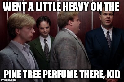 Easy on the Pine-Cone Perfume