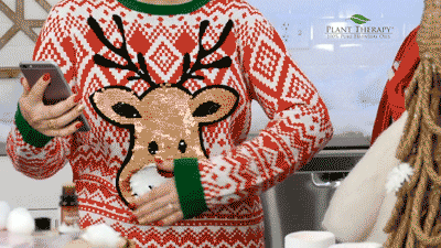 Caps New Holiday Video Features Ugly Sweaters and Hockey Kisses (GIF)