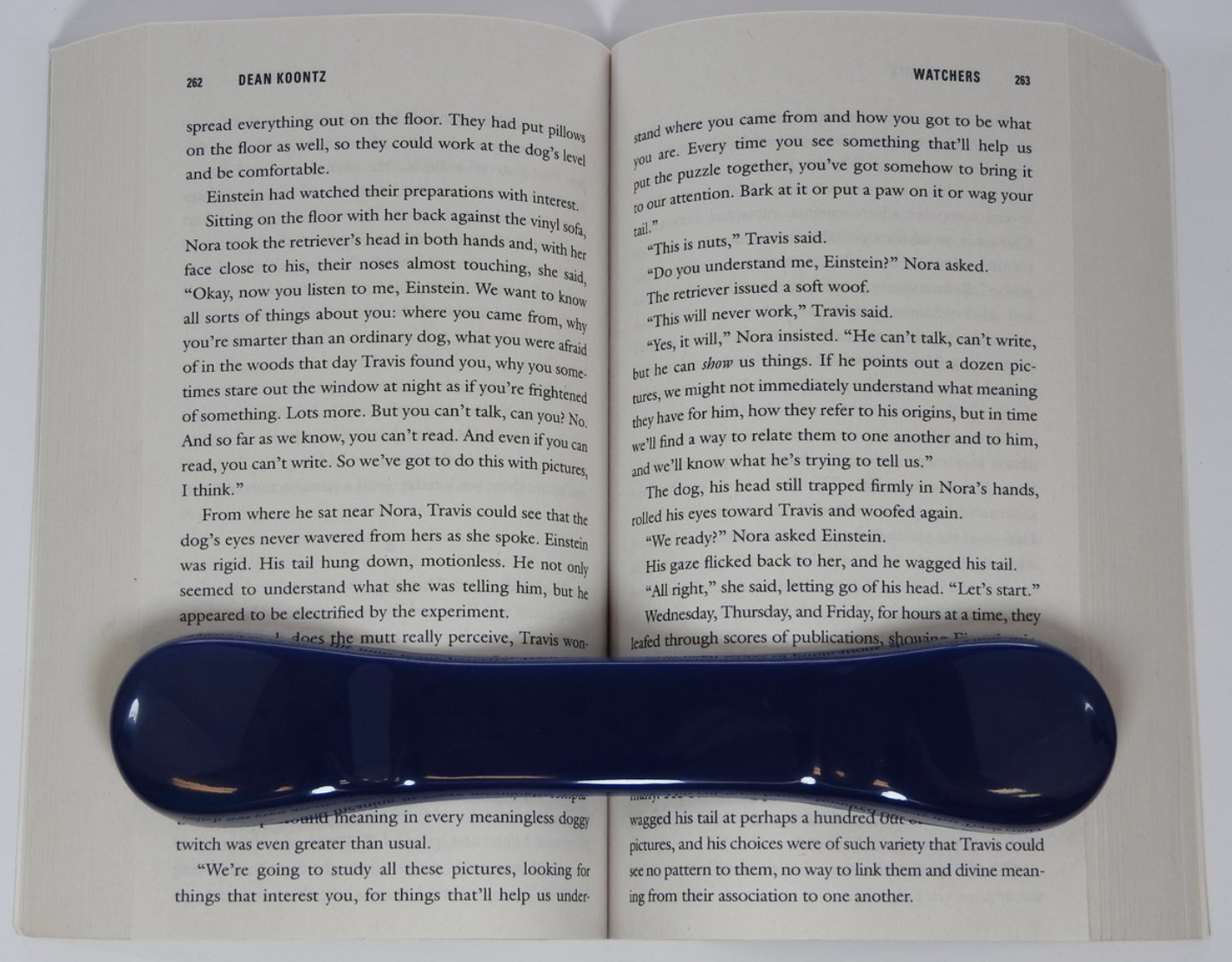 BookBone's The Original Weighted Rubber Bookmark