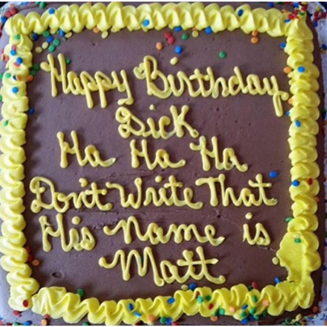 Unfortunate Birthday Cakes #12