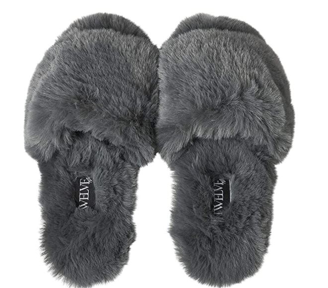 Twelve AM Co., So Good Fluffy Slippers