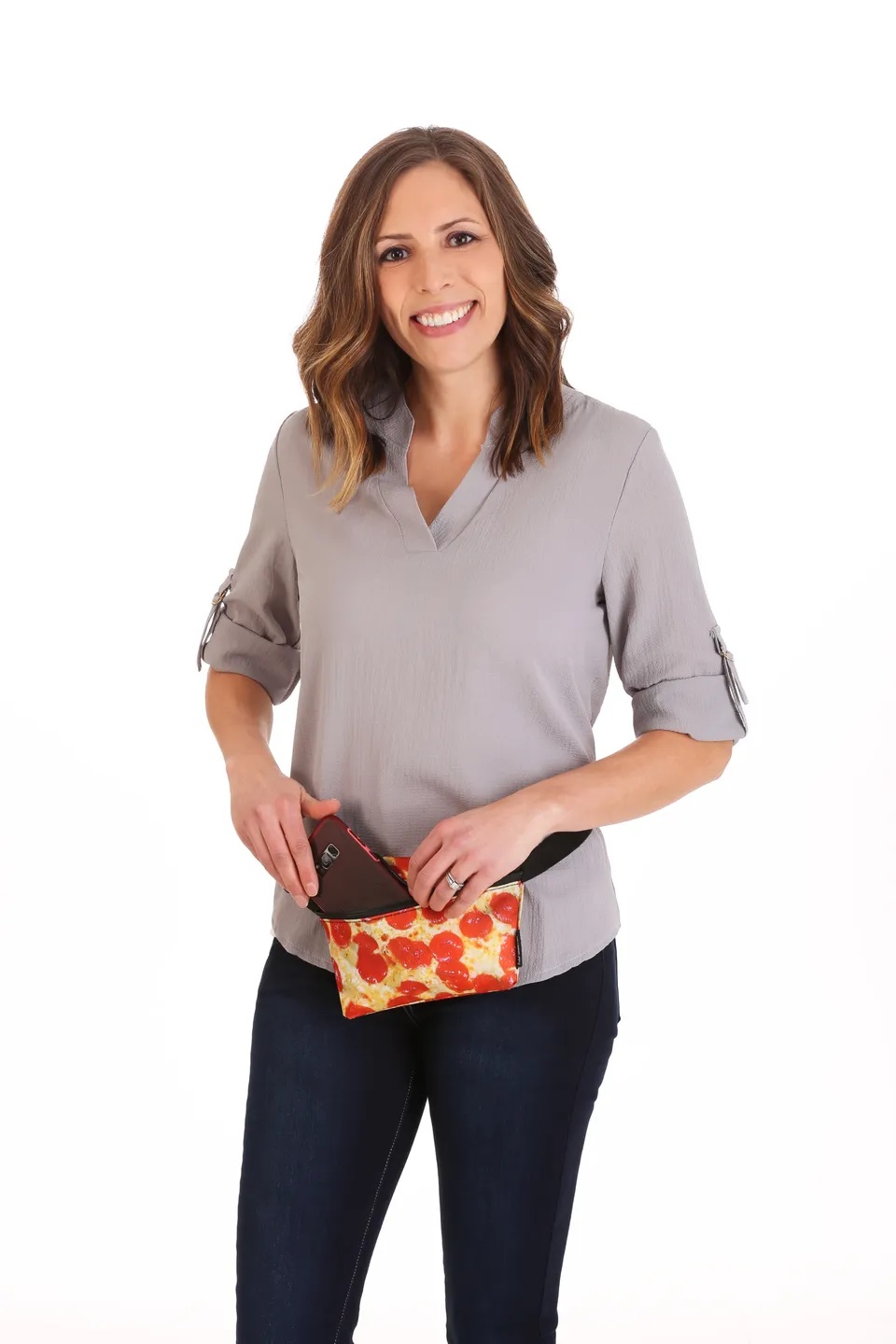 4. Pizza-shaped Fanny Pack 