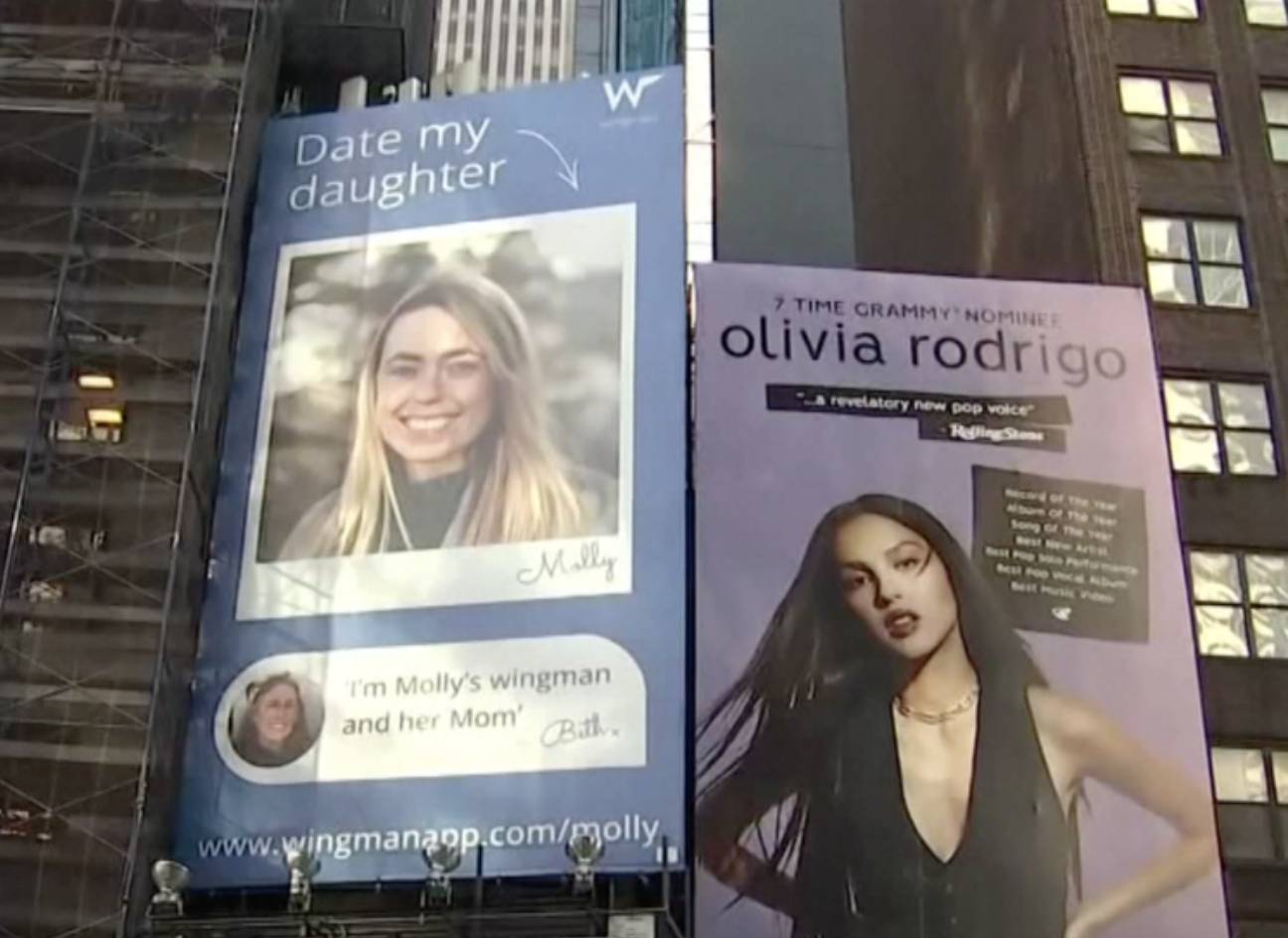 Meanwhile in Manhattan: Mom Takes Out Billboard to Help Daughter Find Love, OnlyFans Would Have Been Much Cheaper and More Successful