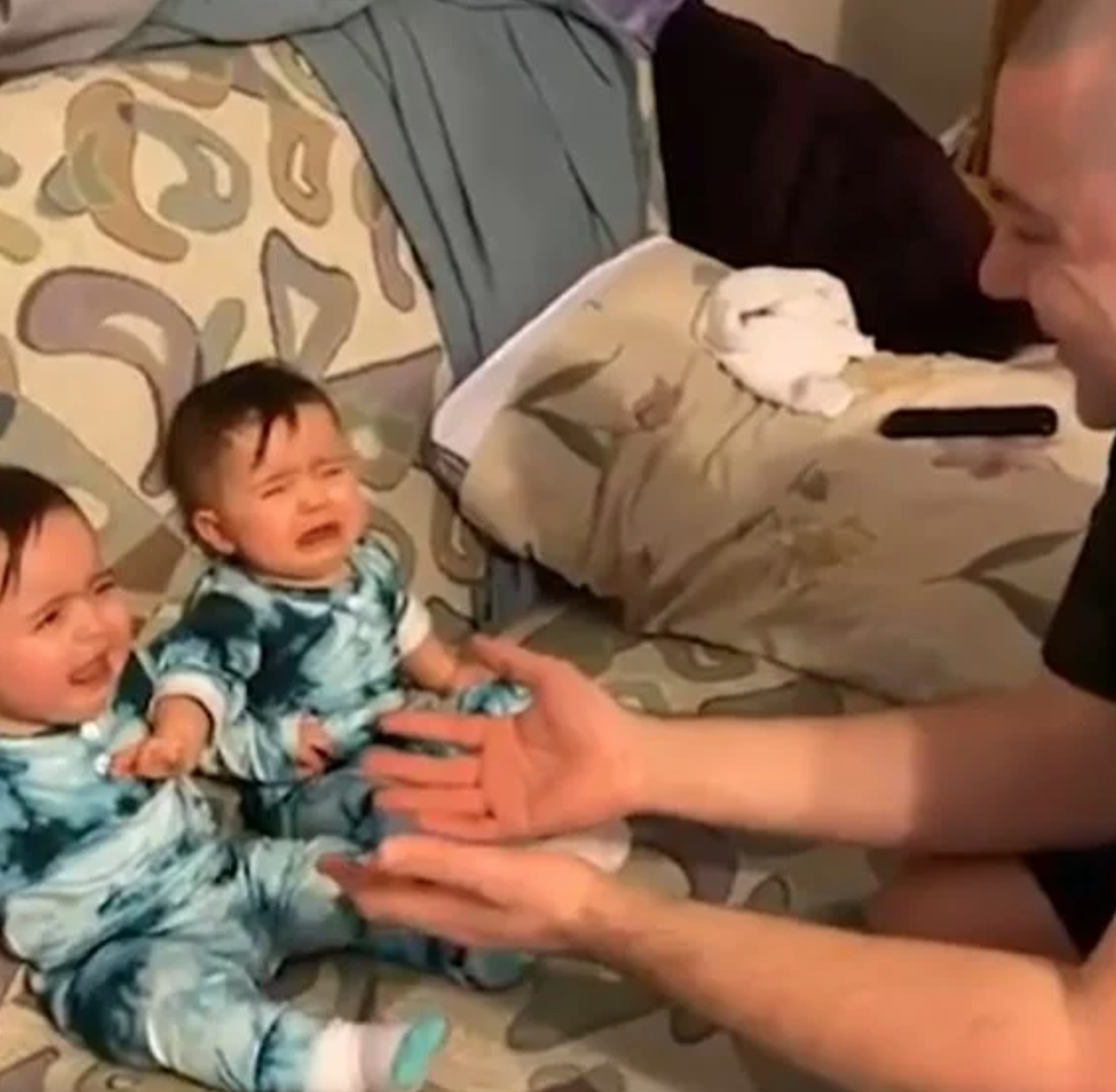 Twin Babies Freak Out at Dad’s Clean-Shaven Face in Viral Video, One More Reason We’re Never Shaving Again (Or Having Kids)