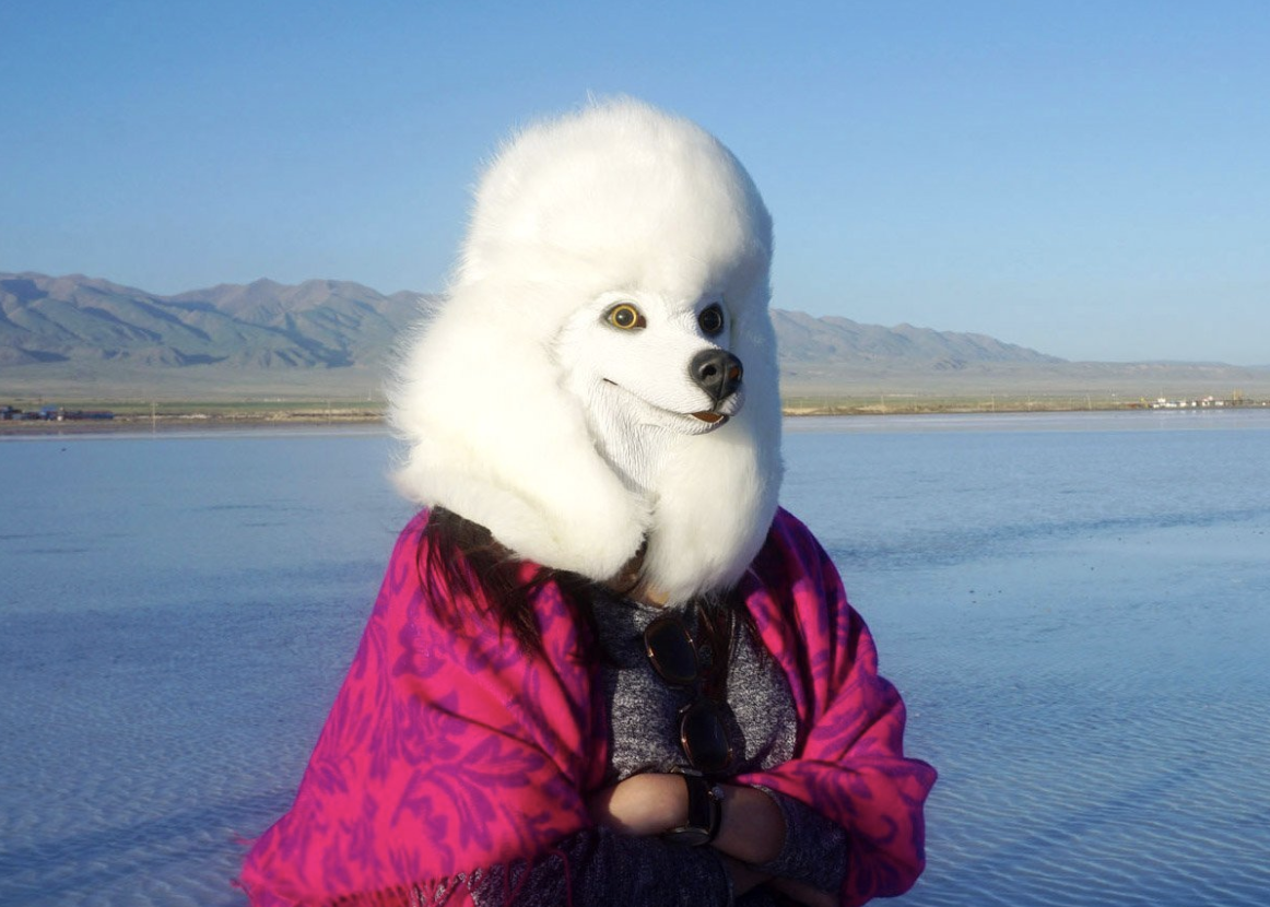CreepyParty Super Realistic Dog Mask